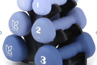 아리프 네오프렌 삼각 아령 1kg 2p + 2kg 2p + 3kg 2p + 거치대 세트